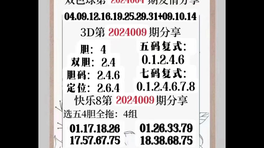 福彩3d技术贴✅福利彩票3D怎样中奖